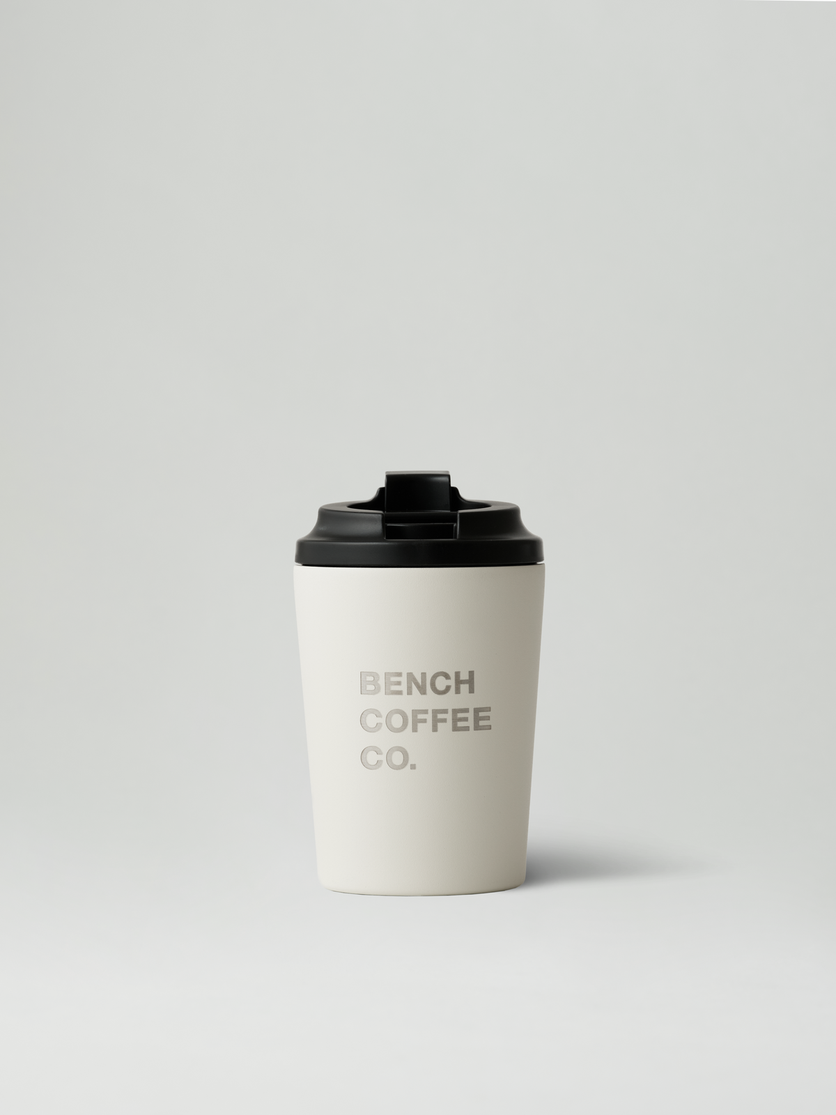 BENCH COFFEE CO. Reusable Cup White