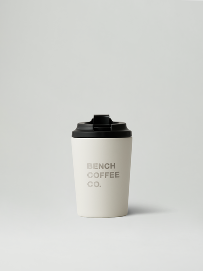 BENCH COFFEE CO. Reusable Cup White