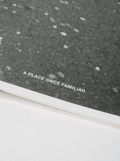 Detail shot of BENCH COFFEE CO. zine "A Place Once Familiar" for the opening of Lt Collins store