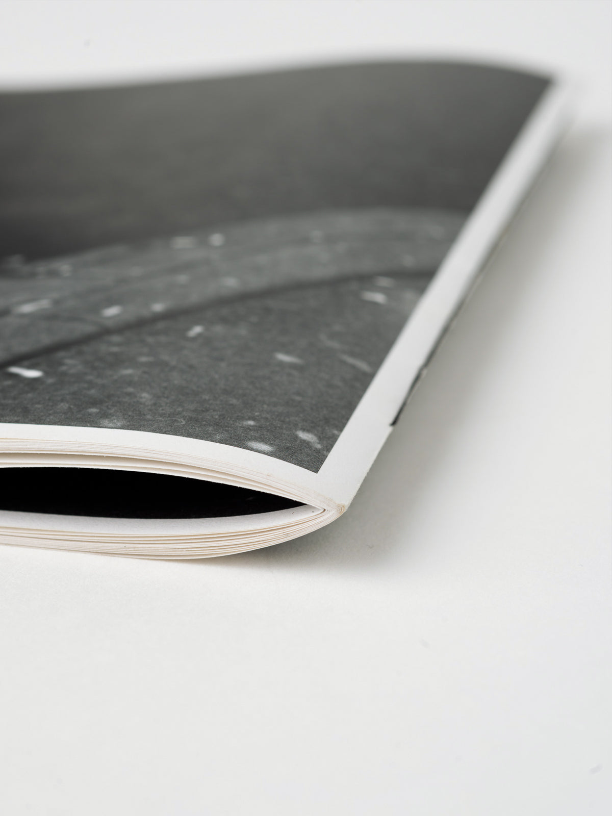 Detail shot of the hand-stitched binding