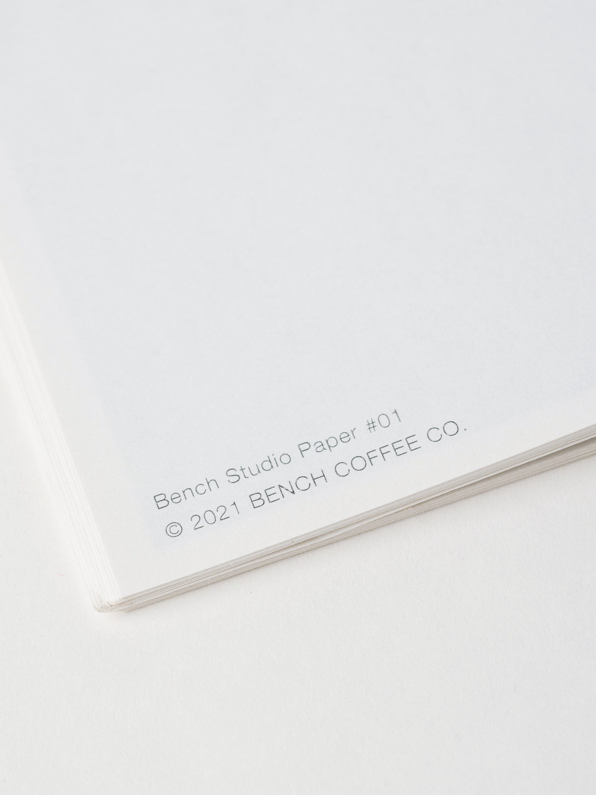 Detail shot of BENCH COFFEE CO. zine "A Place Once Familiar" for the opening of Lt Collins store