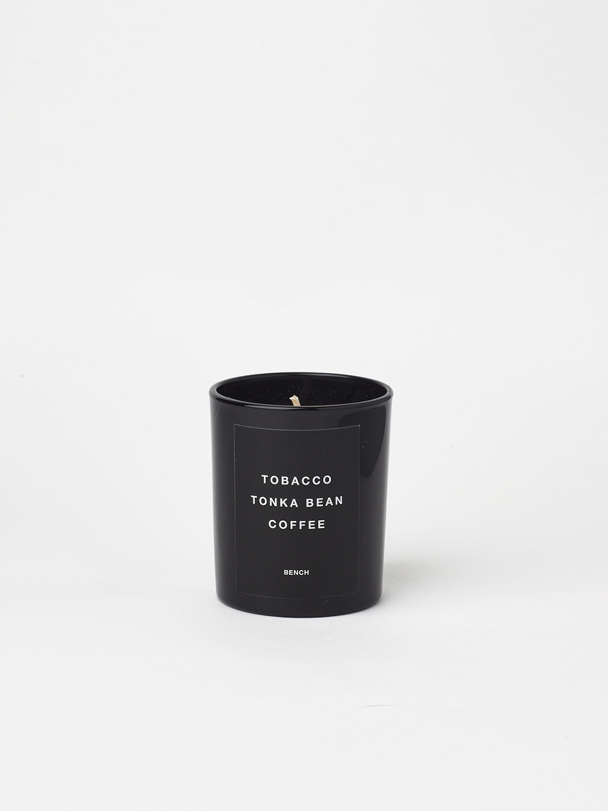 BENCH COFFEE CO. scented candle, "Tobacco, Tonka Bean, Coffee"