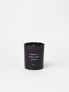 BENCH COFFEE CO. scented candle, "Tobacco, Tonka Bean, Coffee"