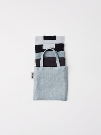 Linen Coaster Set comes in small linen bag