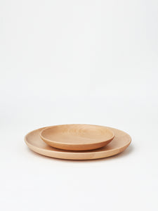 Natural Maple Plate by Taffeta in small and larger size